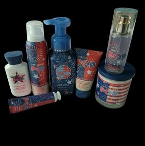 Bath And Body Works Firecracker Pop Bath and Body 7 Pc Set.READ POST